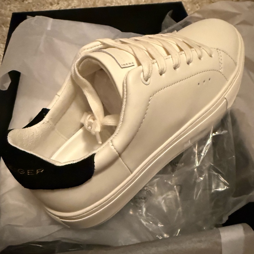 Nib Kurt Geiger White Leather Sneakers